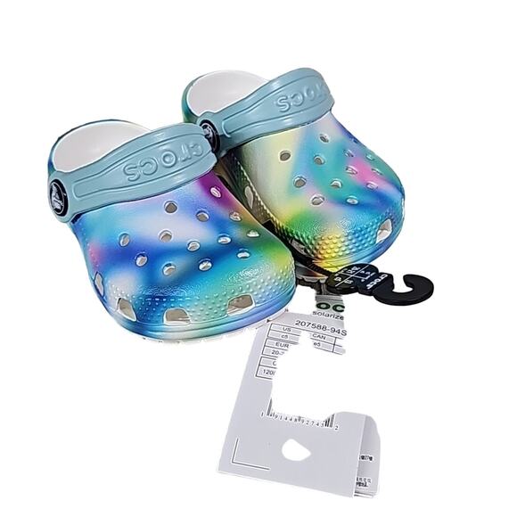 CROCS Classic Solarized Clogs Toddler Kids Size C5 NEW - Picture 1 of 10